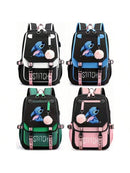 Mochila impermeable Disney Smart Stitch, mochila de viaje, elegante mochila escolar, mochila plegable de gran capacidad para uso en exteriores.