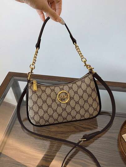 Bolsa de Ombro Feminina PU Impermeável