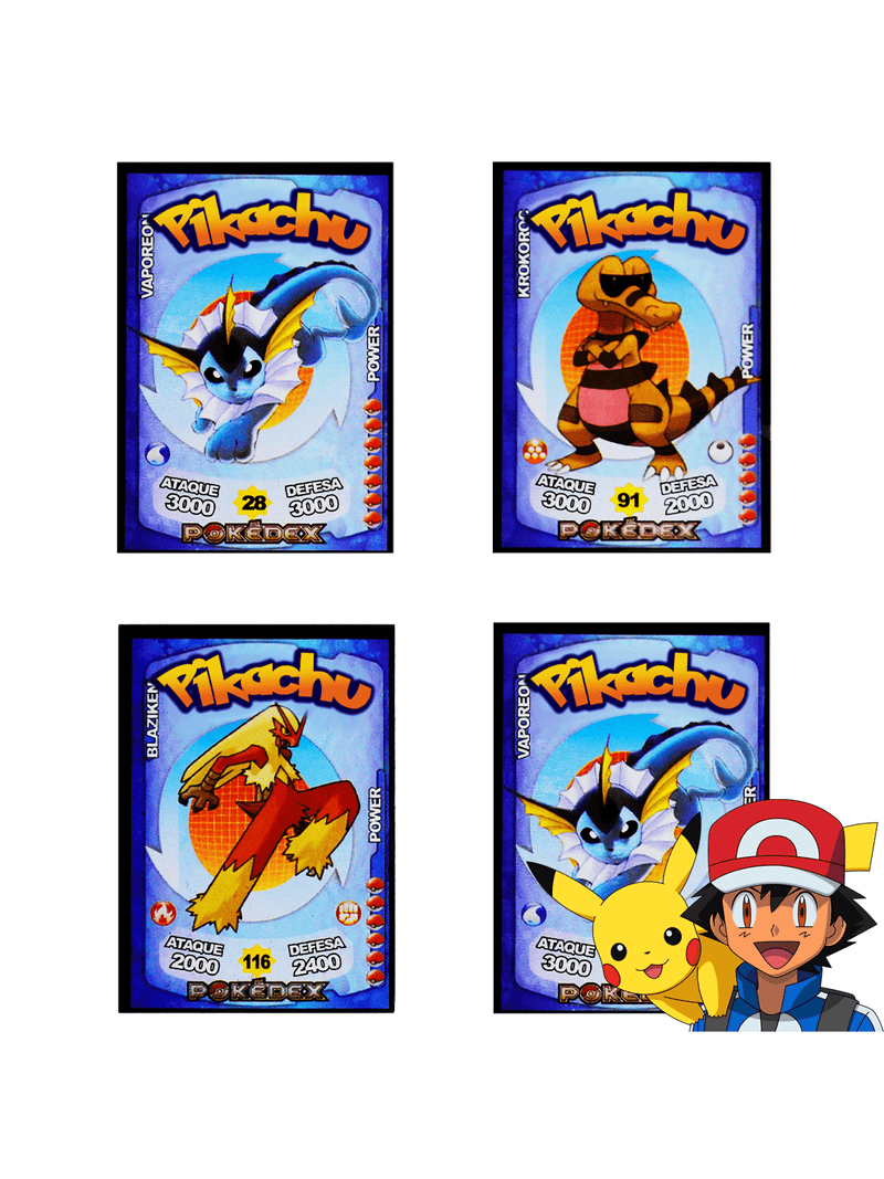 KIT 200 VARIED CARDS (ANIME/GEEK/NERD/GAMER)