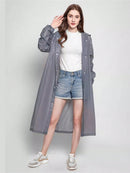 1 chubasquero sólido con cordón ajustable, de material EVA, para adultos, 150-190 cm, 40-100 kg, unisex.