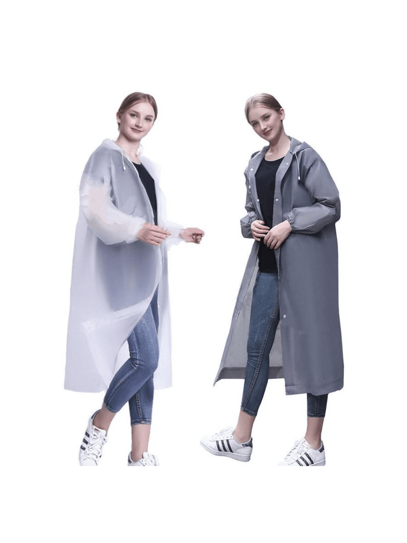 1 chubasquero sólido con cordón ajustable, de material EVA, para adultos, 150-190 cm, 40-100 kg, unisex.
