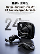 TRANSFORMERS TRANSFORMERS TF-T59 Bumblebee Bluetooth Headset, 360° Surround Sound, Noise Cancelling, HD Calling, Long Battery Life, Low Latency Game Mode, Neckband, Portable, Wireless Headphones