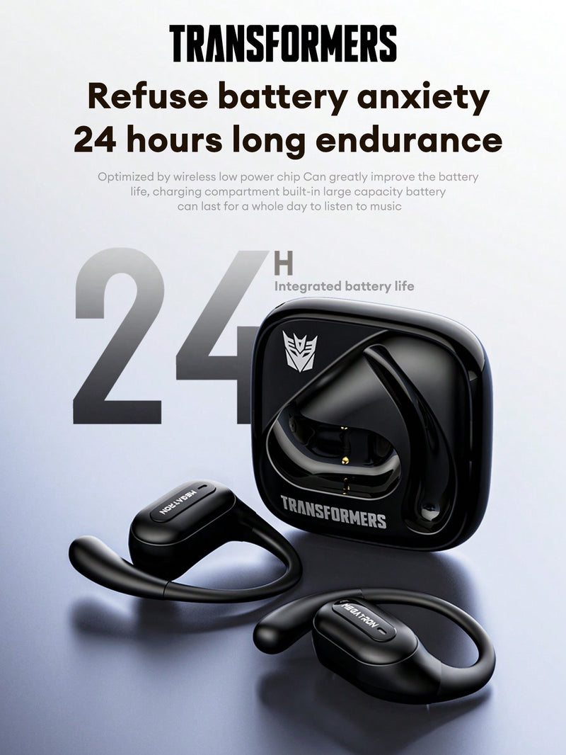 Auriculares Bluetooth TRANSFORMERS TF-T59 Bumblebee, sonido envolvente de 360°, cancelación de ruido, llamadas HD, batería de larga duración, modo de juego de baja latencia, diadema, portátiles, inalámbricos.