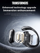 TRANSFORMERS TRANSFORMERS TF-T59 Bumblebee Bluetooth Headset, 360° Surround Sound, Noise Cancelling, HD Calling, Long Battery Life, Low Latency Game Mode, Neckband, Portable, Wireless Headphones