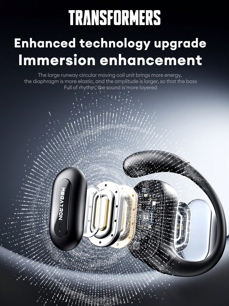 Auriculares Bluetooth TRANSFORMERS TF-T59 Bumblebee, sonido envolvente de 360°, cancelación de ruido, llamadas HD, batería de larga duración, modo de juego de baja latencia, diadema, portátiles, inalámbricos.