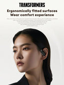 TRANSFORMERS TRANSFORMERS TF-T59 Bumblebee Bluetooth Headset, 360° Surround Sound, Noise Cancelling, HD Calling, Long Battery Life, Low Latency Game Mode, Neckband, Portable, Wireless Headphones