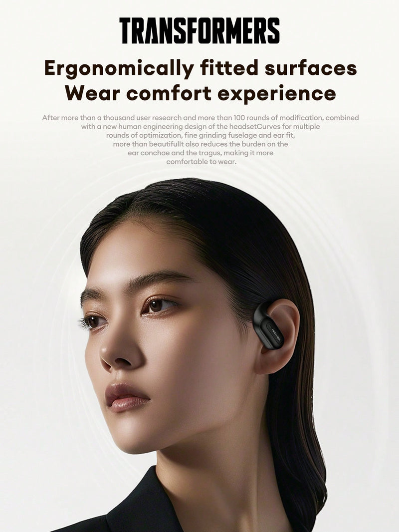 Auriculares Bluetooth TRANSFORMERS TF-T59 Bumblebee, sonido envolvente de 360°, cancelación de ruido, llamadas HD, batería de larga duración, modo de juego de baja latencia, diadema, portátiles, inalámbricos.