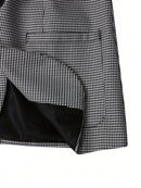 Conjunto de traje de chaqueta y pantalón de manga larga con solapa a rayas de otoño para hombre de Manfinity Mode, regalo para novio