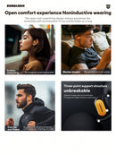 TRANSFORMERS TRANSFORMERS TF-T59 Bumblebee Bluetooth Headset, 360° Surround Sound, Noise Cancelling, HD Calling, Long Battery Life, Low Latency Game Mode, Neckband, Portable, Wireless Headphones