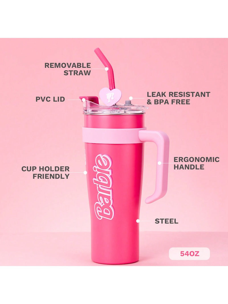 Miniso - Taza térmica grande de acero inoxidable para café, 1600 ml, con asa, para oficina, cuidado personal y viajes