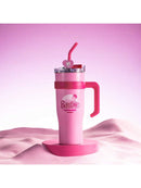 Miniso - Taza térmica grande de acero inoxidable para café, 1600 ml, con asa, para oficina, cuidado personal y viajes