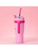 Miniso - Taza térmica grande de acero inoxidable para café, 1600 ml, con asa, para oficina, cuidado personal y viajes