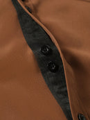 Manfinity Mode Men's Casual Solid Color Shirt, Simple and Fashionable, for Daily Wear