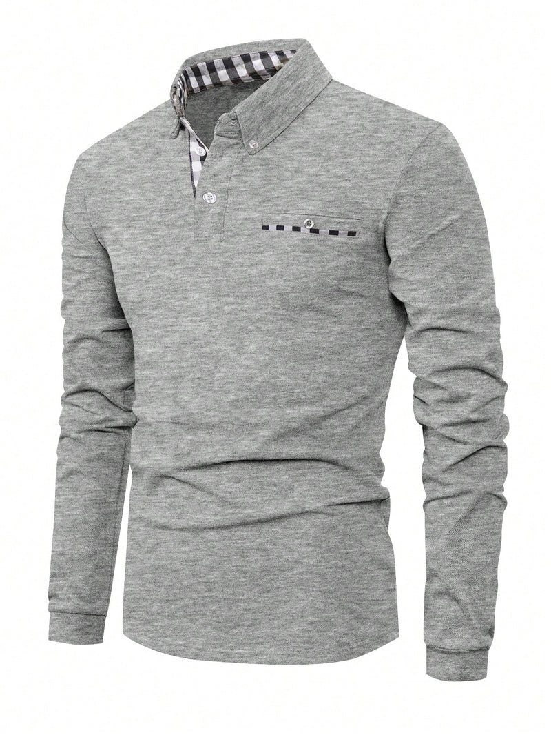 Camisa polo a cuadros