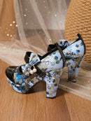 Salto Chunky em Detalhe Borboleta