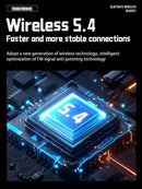 TRANSFORMERS TRANSFORMERS TF-T22 Bumblebee Bluetooth Headphones, Stereo eSports Gaming Headsets with Low Latency Surround Sound, Sports Headphones with Mic, Colorful LED Light, Silicone Wireless Earbuds for Smart Phones