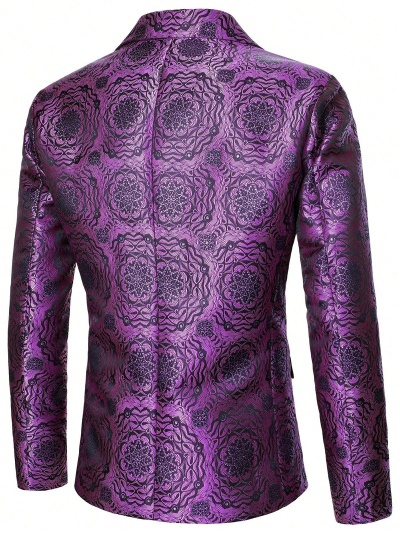 Chaqueta de traje jacquard informal/de negocios para hombre Manfinity AFTRDRK