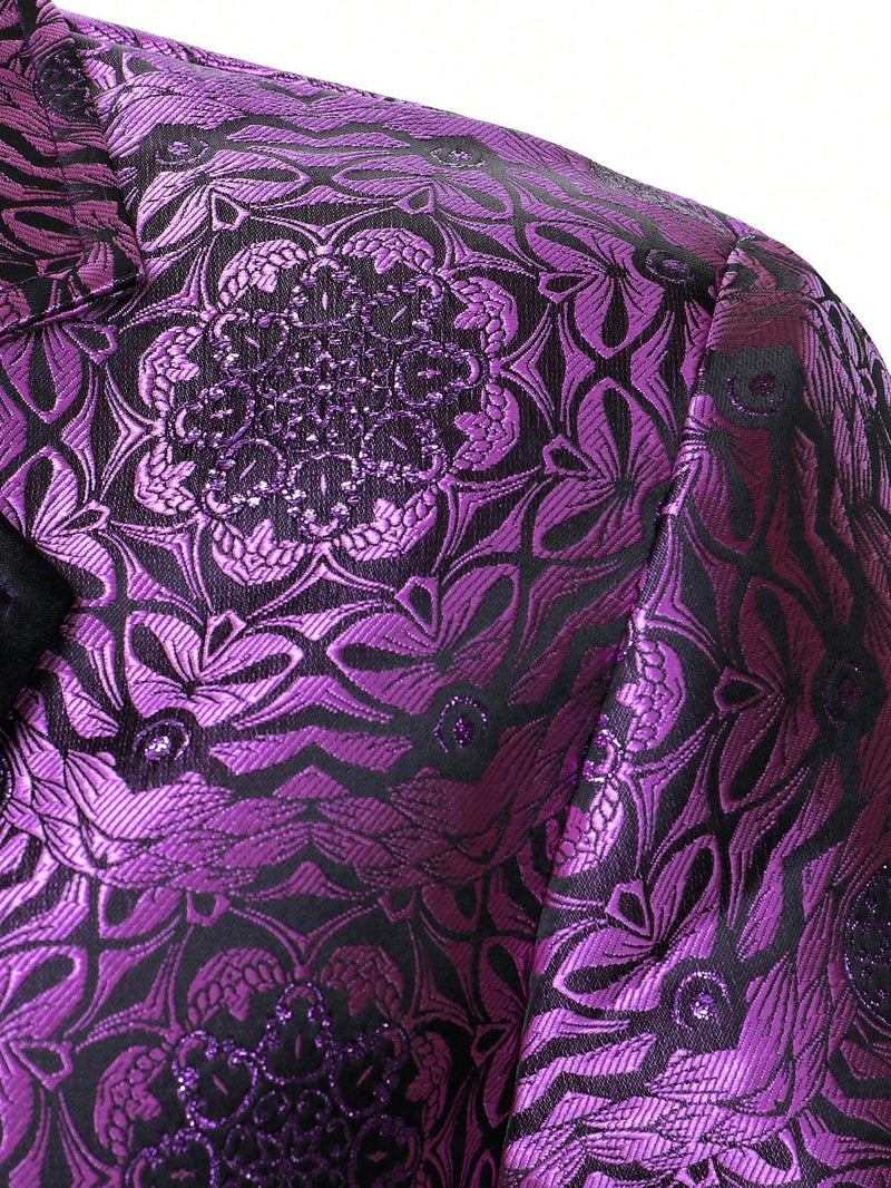 Chaqueta de traje jacquard informal/de negocios para hombre Manfinity AFTRDRK