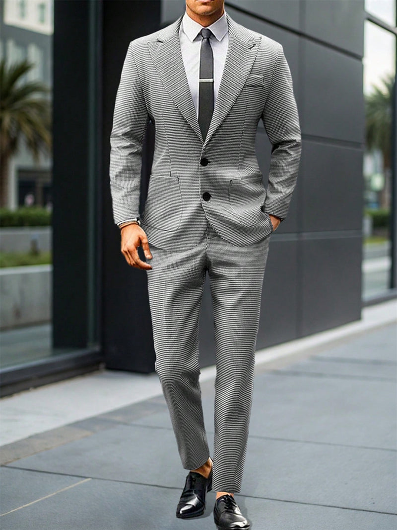 Terno Listrado – Look Elegante Outono + Presente para Namorado