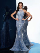 Pure Personality Goddess Mermaid Long Bridesmaid Dress Strapless Backless Evening Party Banquet Dress