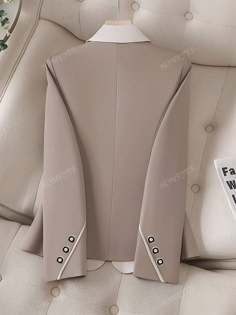 Blazer Retrô retrô em Poliéster