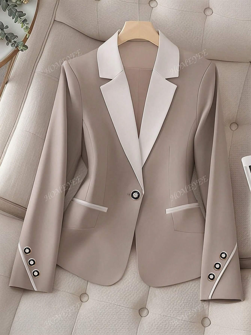 Blazer Retrô retrô em Poliéster