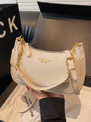 Bolsa de Ombro Feminina PU Impermeável