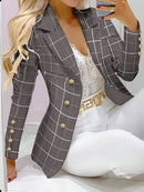 Blazer Casual Feminino em Poliéster