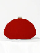 Mini Bolsa de Concha em Couro PU