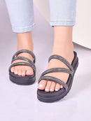 Papete Feminina Strass Birken