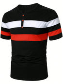 Camiseta Listrada em V