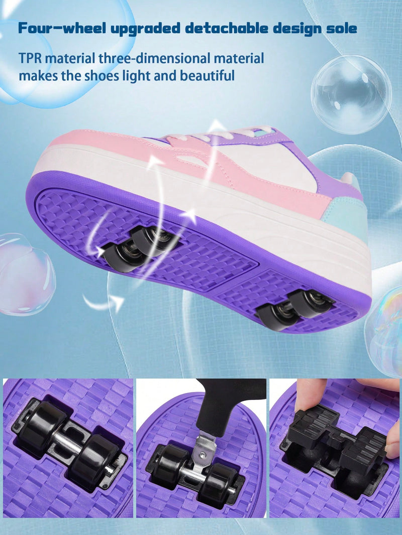 Patines desmontables para niños, zapatillas deportivas juveniles populares y cómodas, zapatillas deportivas modernas para exteriores para hombre.