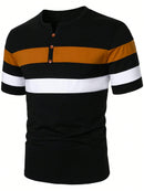 Camiseta Listrada em V