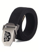 TRANSFORMERS Autobot Transformers Prime Metal Casual Canvas Belt, Strong and Durable Belt, Gift for Boys