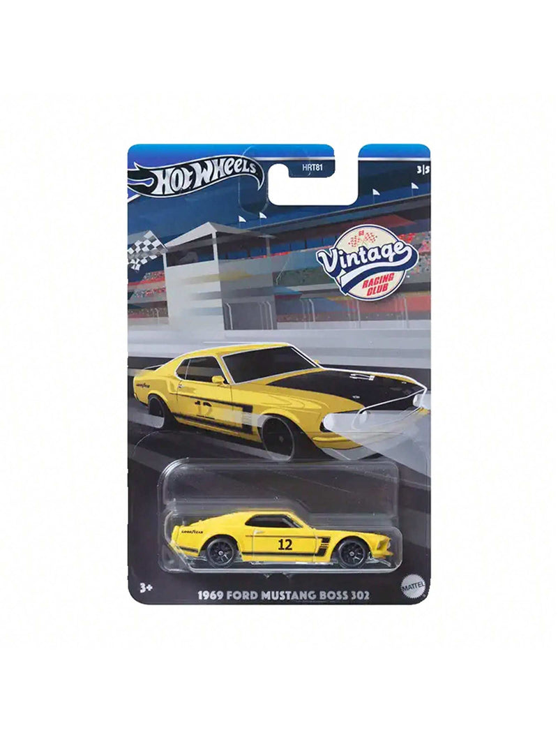Mattel Hot Wheels 2024 Vintage Racing Club Series 5-Pack Miniature Vehicles HRT81-956B