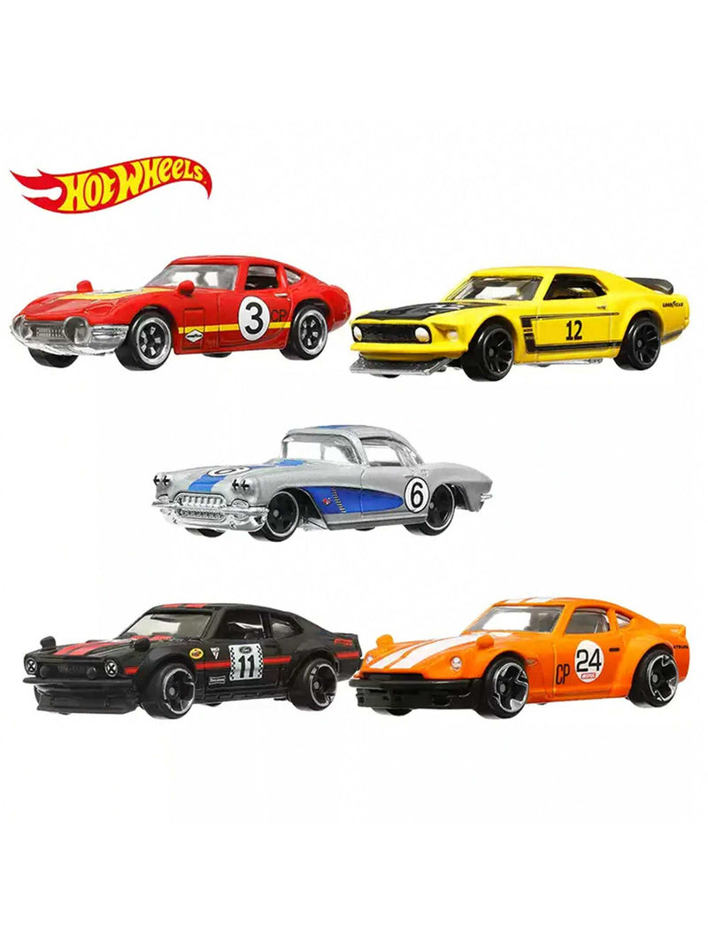 Mattel Hot Wheels 2024 Vintage Racing Club Series 5-Pack Miniature Vehicles HRT81-956B