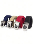 TRANSFORMERS Autobot Transformers Prime Metal Casual Canvas Belt, Strong and Durable Belt, Gift for Boys