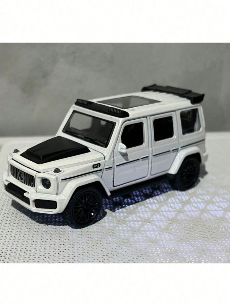 Miniatura de coche de metal 1/36 Mercedes Benz G800 ORV blanco 13 cm