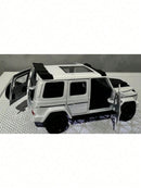 Miniatura de coche de metal 1/36 Mercedes Benz G800 ORV blanco 13 cm