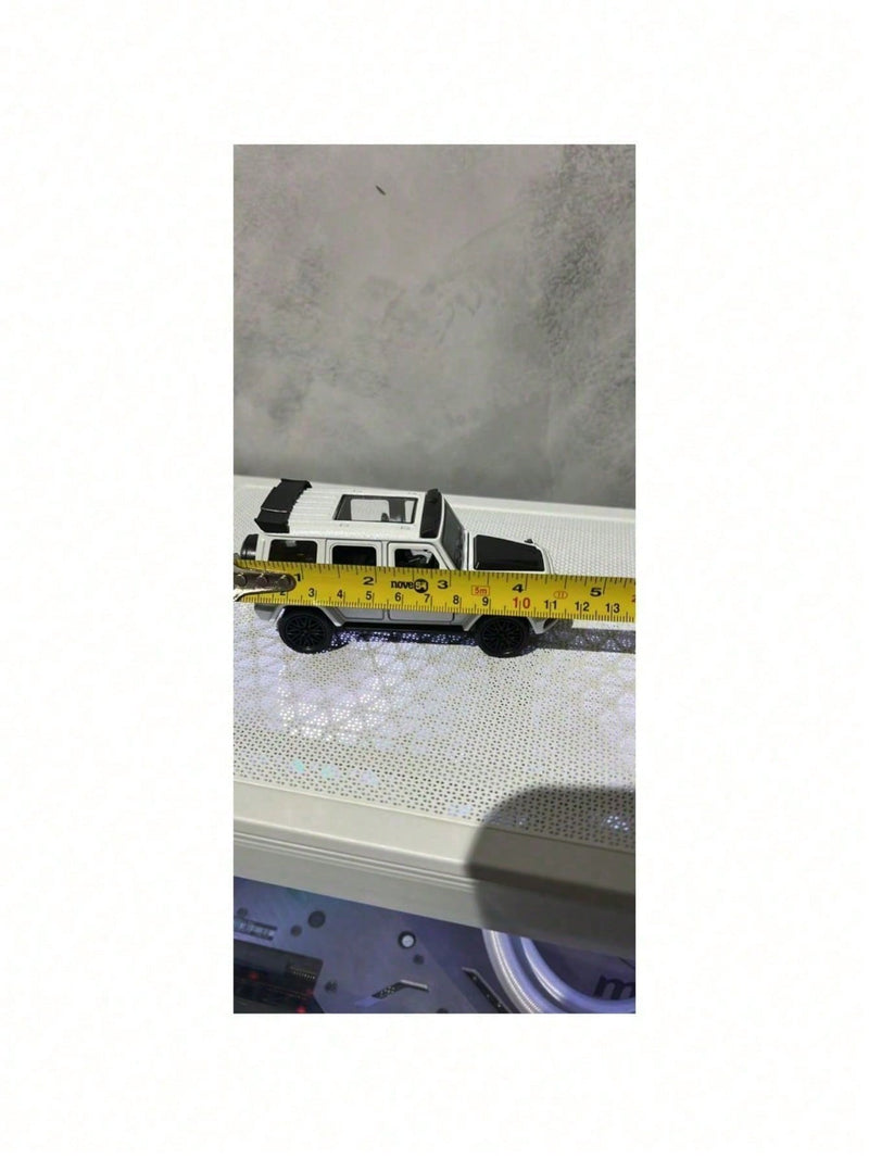 Miniatura de coche de metal 1/36 Mercedes Benz G800 ORV blanco 13 cm