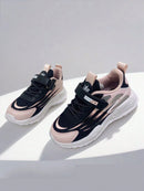 Zapatillas informales ligeras y transpirables para niñas, con suela suave, cierre de velcro y puntera anticolisión, ideales para correr, caminar, actividades al aire libre, senderismo y uso diario.