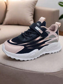 Zapatillas informales ligeras y transpirables para niñas, con suela suave, cierre de velcro y puntera anticolisión, ideales para correr, caminar, actividades al aire libre, senderismo y uso diario.