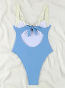 Sexy European &amp; American Style V-Neck Swimsuit