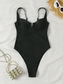 Sexy European &amp; American Style V-Neck Swimsuit