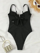 Sexy European &amp; American Style V-Neck Swimsuit