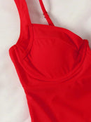 Sexy European &amp; American Style V-Neck Swimsuit