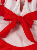 Sexy European &amp; American Style V-Neck Swimsuit