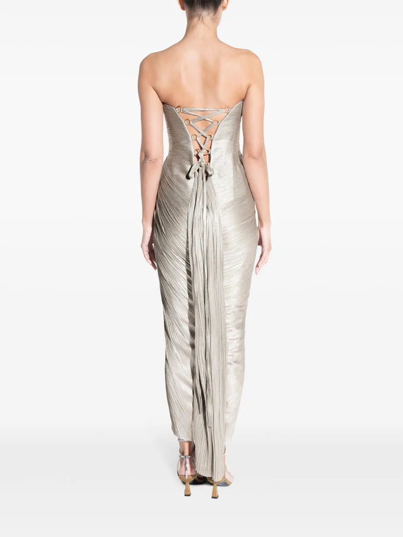 Vestido em Detalhes Drapeado