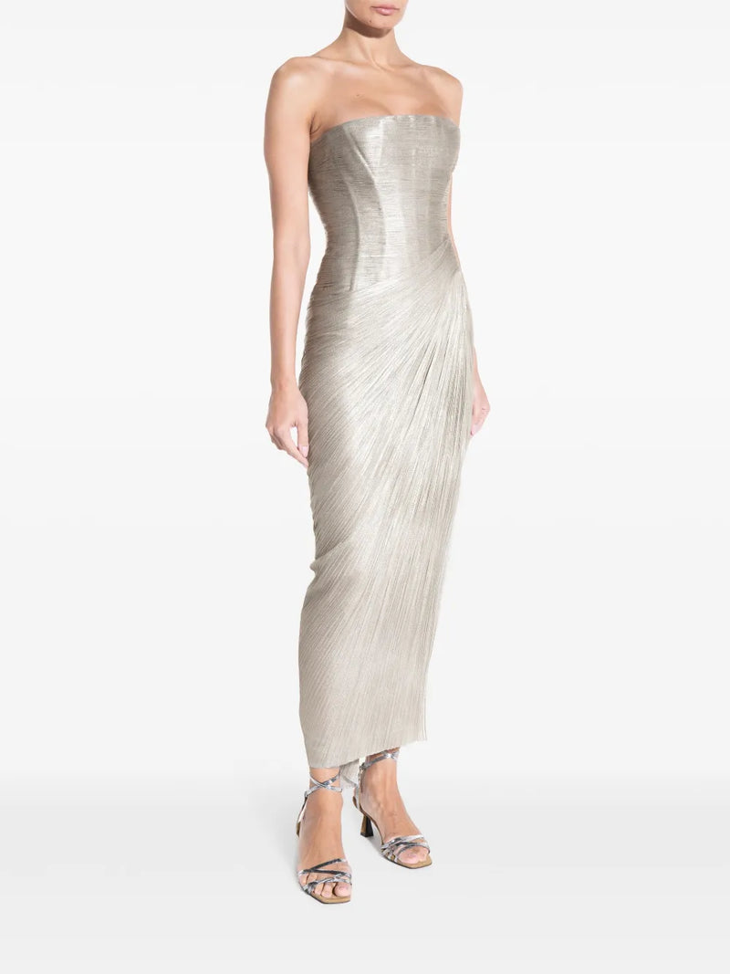Vestido em Detalhes Drapeado