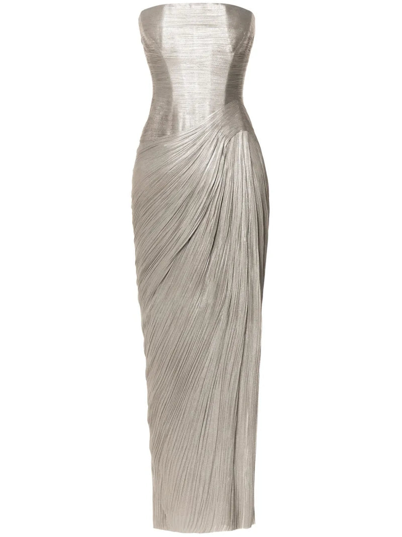 Vestido em Detalhes Drapeado